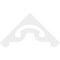 Ekena Millwork Pitch Northwest Architectural Grade PVC Gable Pediment, 72"W x 36"H x 1"P (12/12) GPP072X036X100NOR - alternate 2